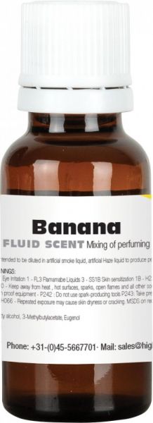 Showgear Fog Fluid Scent Banana, 20 ml