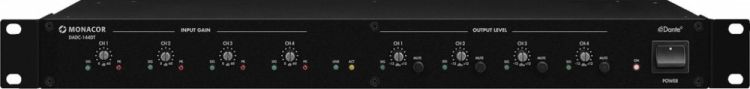 MONACOR DADC-144DT 4-Kanal-Dante®-Transceiver -B-Stock-