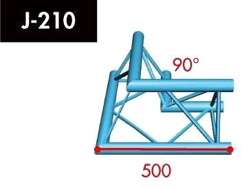 X3K-22 J-210 2-Wege Winkel 90°