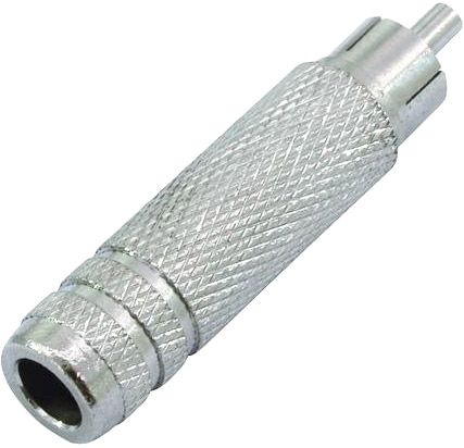 OMNITRONIC Adapter Cinch(M)/Klinke(F) Met