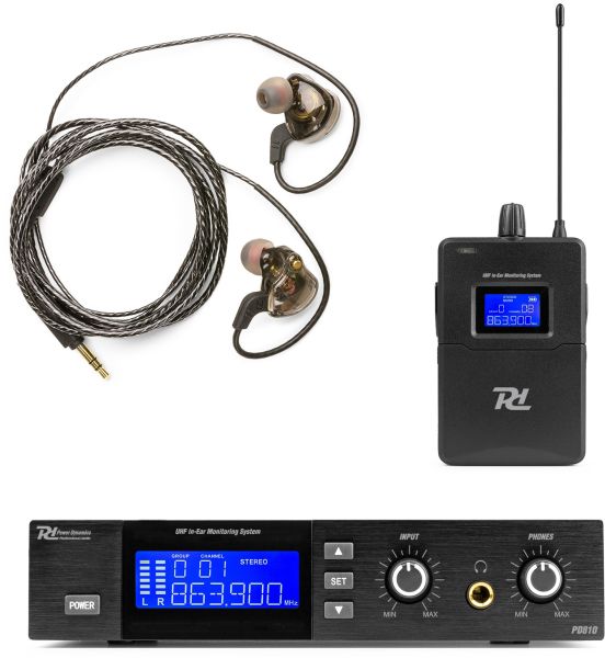 Power Dynamics PD810 In-Ear-Monitor-System UHF