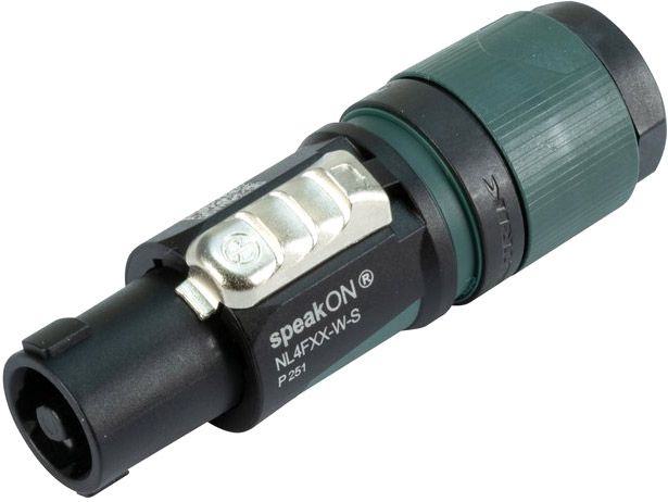 NEUTRIK Speakon Kabelstecker 4pol NL4FXX-W-S