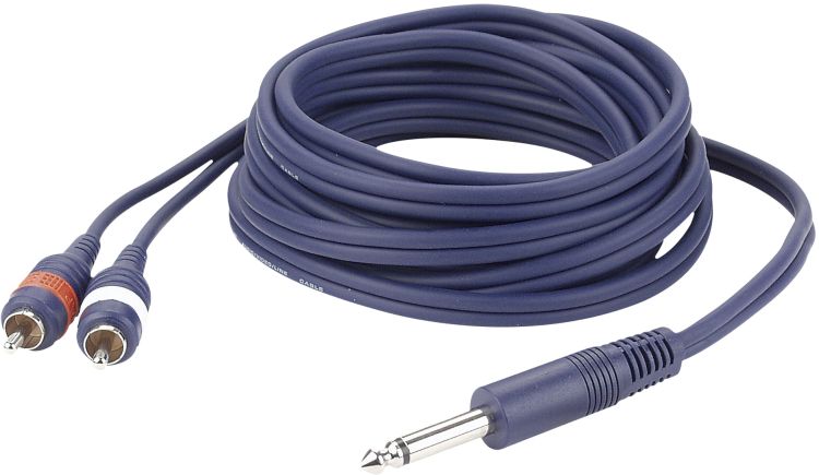 DAP FL33 - mono Klinke > 2 RCA Male L/R  1,5 m