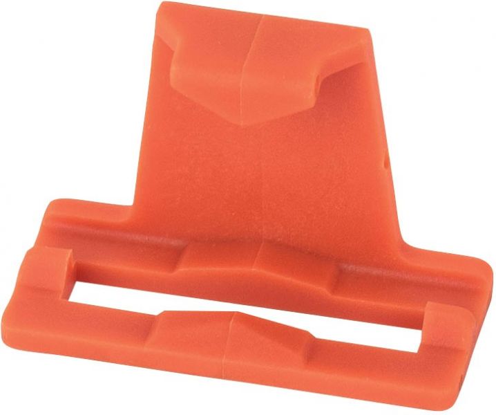 Showgear Mounting clip single for 4-pin and 5-pin cable connector Rouge