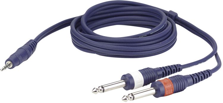 DAP FL31 - Stereo Mini Klinke > 2 mono Klinke L/R 1,5 m