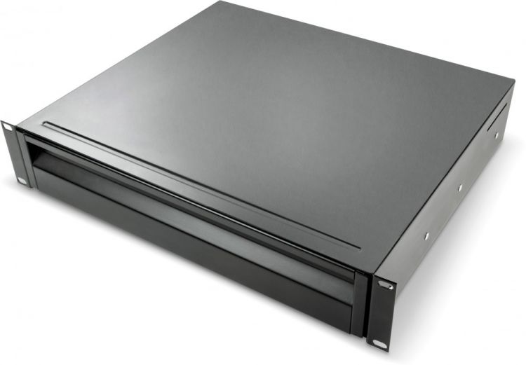 Adam Hall 19" Parts 874 E 02 A - ERGO 19" Aluminium Rack Drawer 2 U