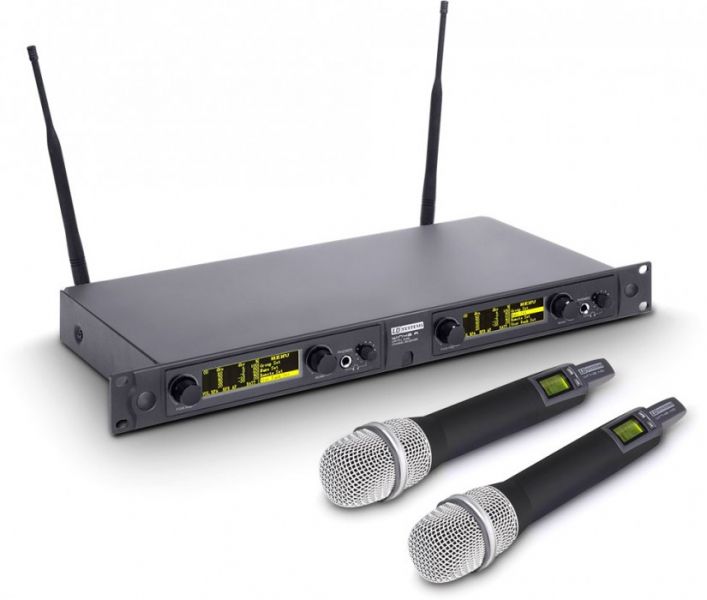 LD Systems WIN42HHC2B5 Funkmikrofon mit 2x Handmikrofon Kondensator