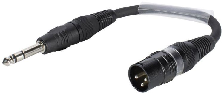 SOMMER CABLE Adapterkabel XLR(M)/Klinke stereo 0,15m
