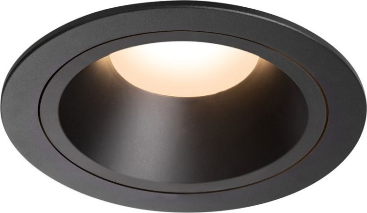 SLV NUMINOS, encastré de plafond intérieur, 40°, noir, LED, 3000K