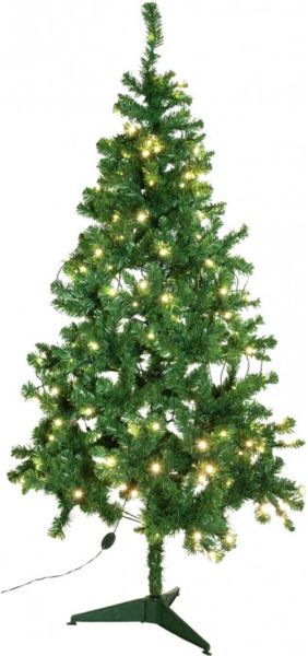 EUROPALMS Tannenbaum, beleuchtet, 180cm
