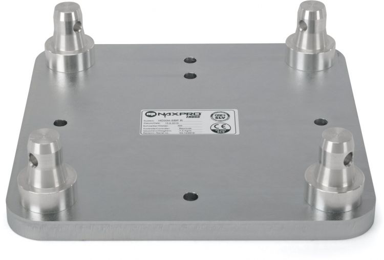 Naxpro-Truss FD/HD 32/33/34 Stahlplatte verzinkt 310 x 310 x 20 mm