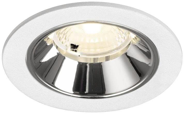 SLV NUMINOS® S, Deckeneinbauleuchte weiß/chrom 4000 K 40°