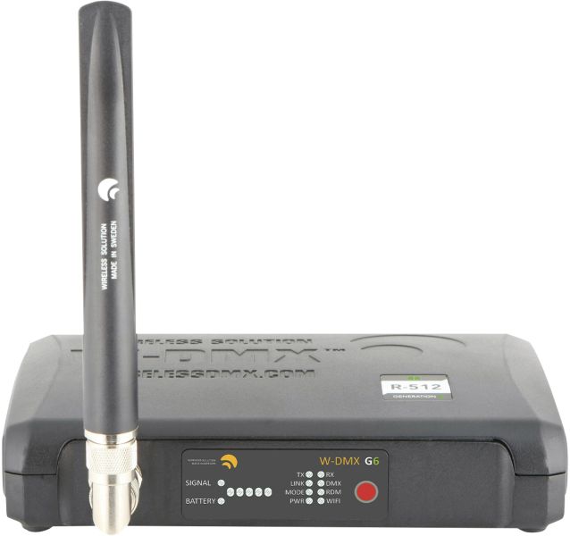 DRAHTLOSE LÖSUNG BlackBox R-512 G6 Empfänger Drahtloser DMX-, Art-Net- und Streaming-ACN-Empfänger -B-Stock-