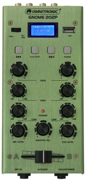 OMNITRONIC GNOME-202P Mini-Mixer grün