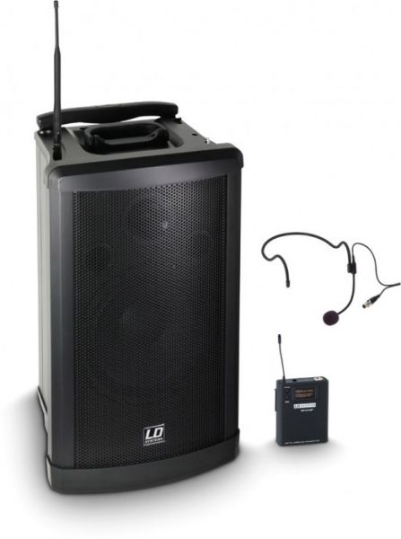 LD Systems Roadman 102 HS B 5 Mobiler PA Lautsprecher mit Headset