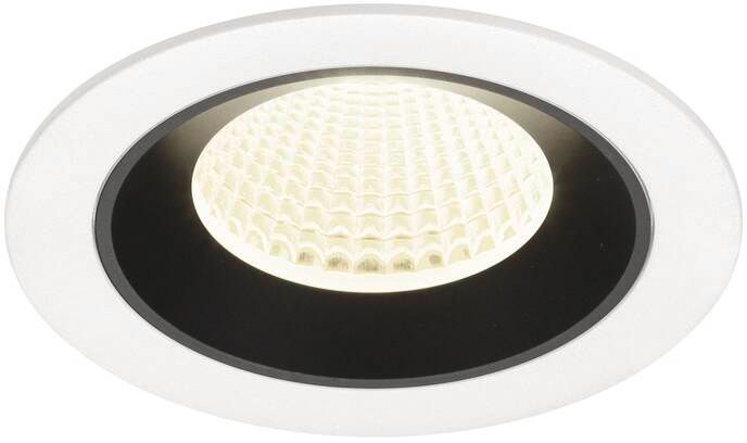 SLV NUMINOS® M, Deckeneinbauleuchte weiß/schwarz 4000 K 40°
