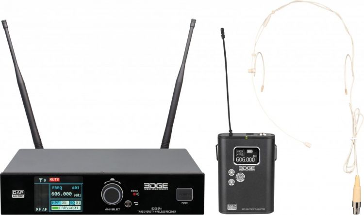 DAP-Audio EDGE EBS-1 Système sans fil à ceinture, Fréquence 606-668 Mhz