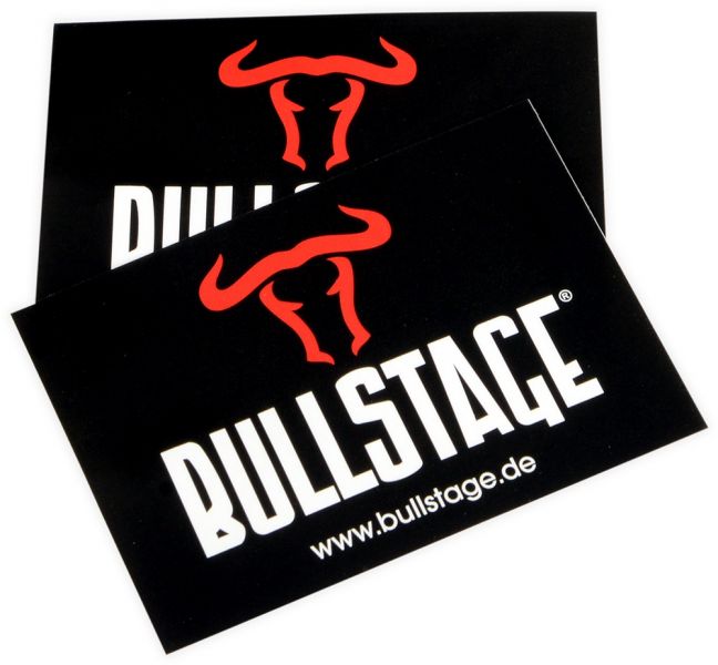 Bullstage Aufkleber schwarz