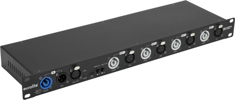 EUROLITE DMX Power Splitter 4x4 3-pol XLR