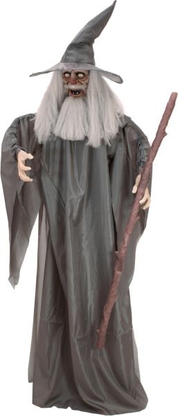 EUROPALMS Halloween Figur Zauberer, animiert 190cm