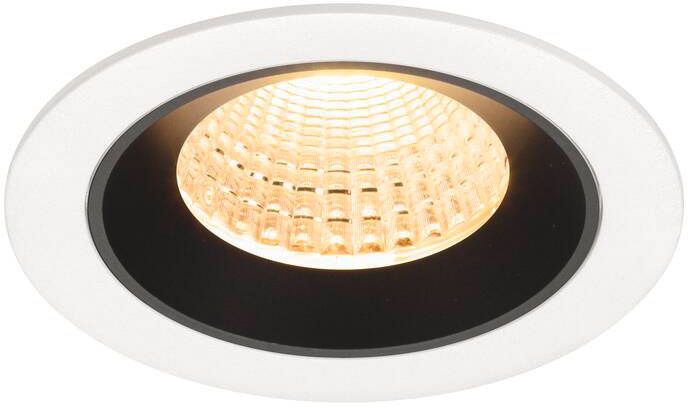 SLV NUMINOS® M, Deckeneinbauleuchte weiß/schwarz 2700 K 55°