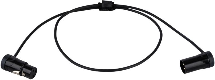 DAP-Audio FLX19 – symmetrisches Patchkabel XLR/M 3P auf XLR/F 3P, 0,90 m, ultrakompaktes