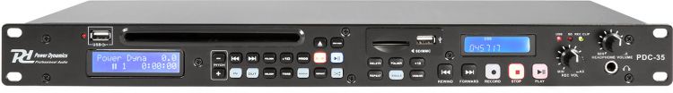 Power Dynamics PDC35 Media Player mit digitalem Rekorder CD/USB/SD