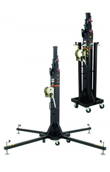 VMB - TE-086B Kurbelstativ Max. 300kg, Höhe 650cm Teleskoplift