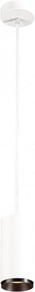 SLV NUMINOS® PD PHASE M, Indoor, luminaria de suspensión led blanco/negro 3000 K 24°