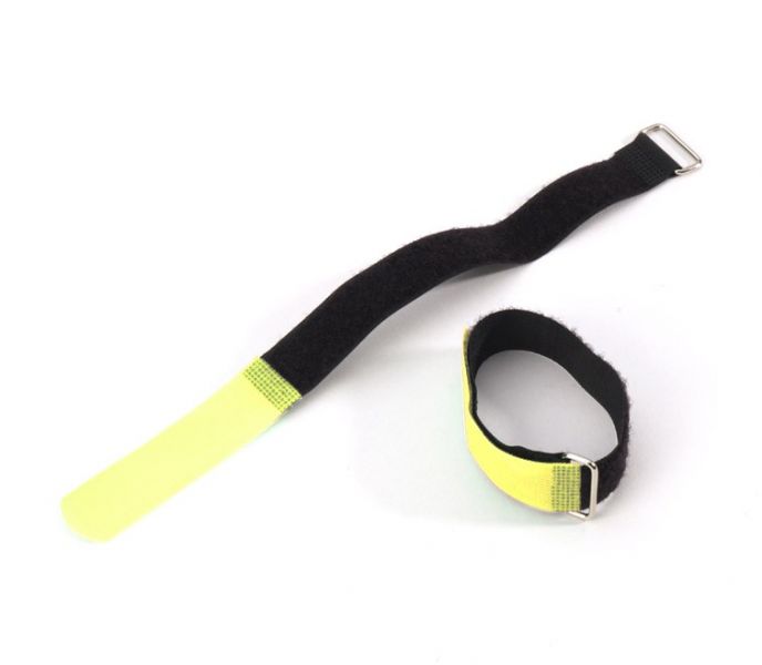 Adam Hall Accessories VR 2530 YEL Klett Kabelbinder 300 x 25 mm gelb