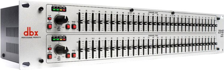 dbx 231s - Grafischer zweikanaliger 31-Band Equalizer