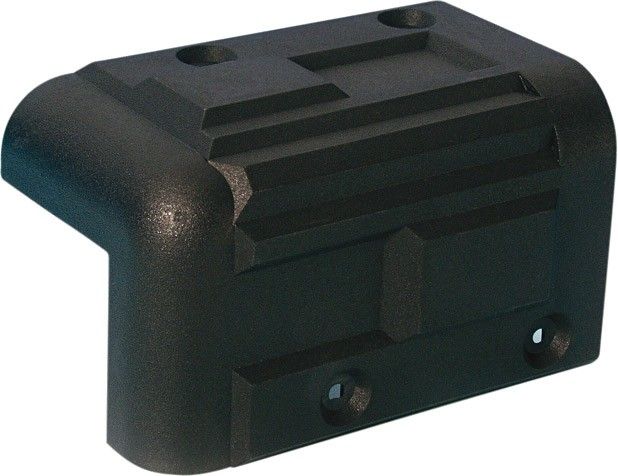 Adam Hall Hardware 4071 Boxenecke Kunststoff stapelbar schwarz