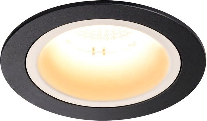 SLV NUMINOS, encastré de plafond intérieur, 40°, noir/blanc, LED, 3000K