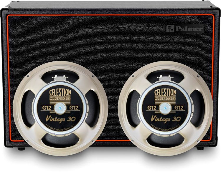 Palmer CAB 212 X V30 - Gitarren Lautsprecherbox mit Celestion Vintage 30 2 x 12, Closed-Back