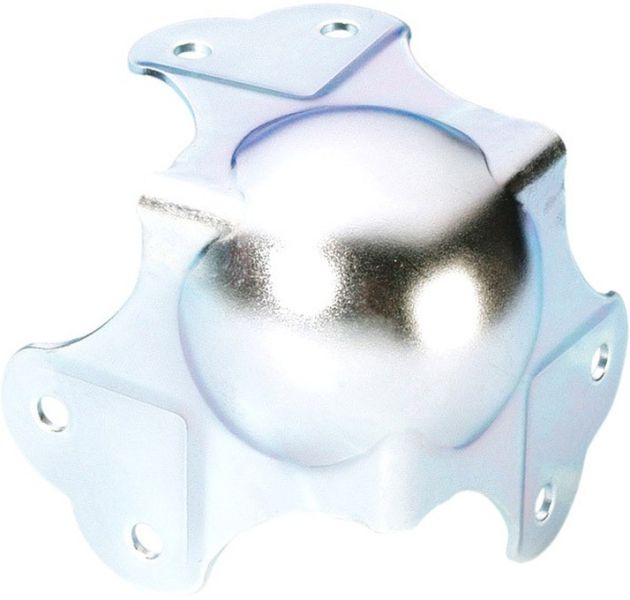 Adam Hall Hardware 41076 Kugelecke groß dreischenklig gekröpft 30 mm 6-Loc