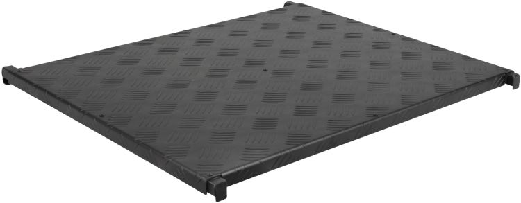Ablage für Wentex-Rollwagen für Hintergründe, Stahl, schwarz
