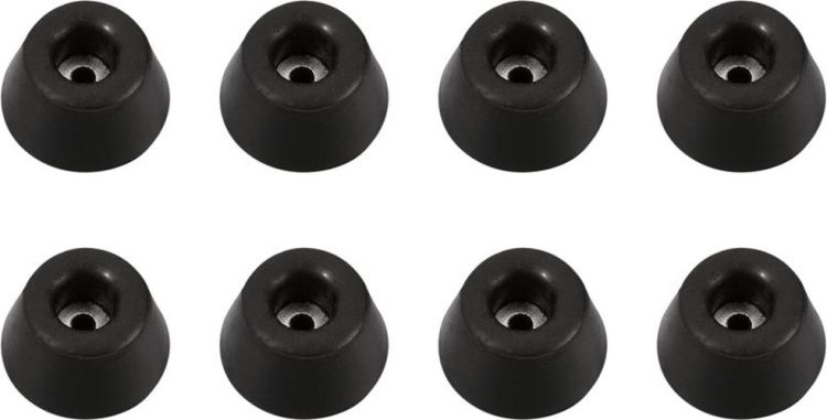 Adam Hall Hardware 4901 M 8 AH 8er Set Gummifuß 30 x 15 mm im Beutel