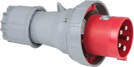 PCE CEE 125A 400V 5p Stecker männlich - Rot, IP67