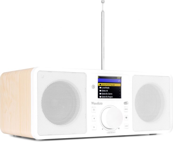 Audizio Rom WIFI Internet Stereo DAB+ Radio Weiß