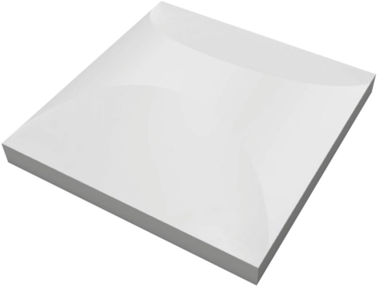 Wentex 3D Deco Panel SEG Stretch Cloth Für 3D Deco Panel - Weiß - 1 x 1 m