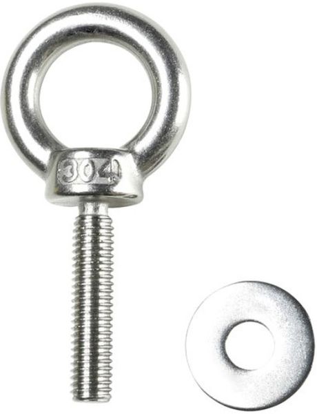 LD Systems 5430 M8 Ringschraube Edelstahl M8 x 35 mm inkl. U-Scheibe