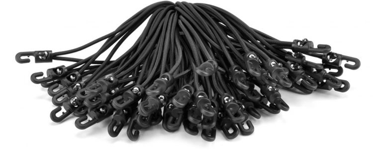 Riggatec Spannfix 4mm schwarz 20cm 50 Stk.