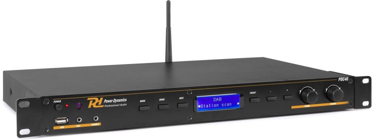 Power Dynamics PDC40 DAB+ Tuner FM/USB/BT -B-Stock-