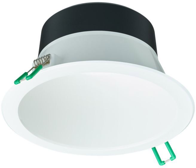 PHILIPS CoreLine Downlight gen5, 10,7 W, D150 mm, 1200 lm, 3000 K, DALI, weißer Reflektor, IP20
