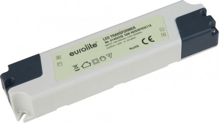 EUROLITE Elektronischer LED Trafo, 24V, 2A