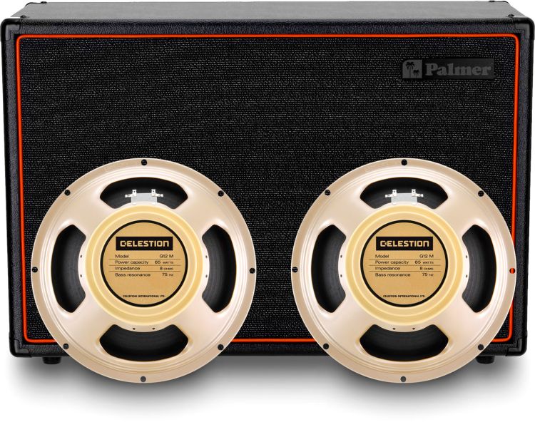 Palmer CAB 212 X CRM - Gitarren Lautsprecherbox mit Celestion Creamback 2 x 12, Closed-Back