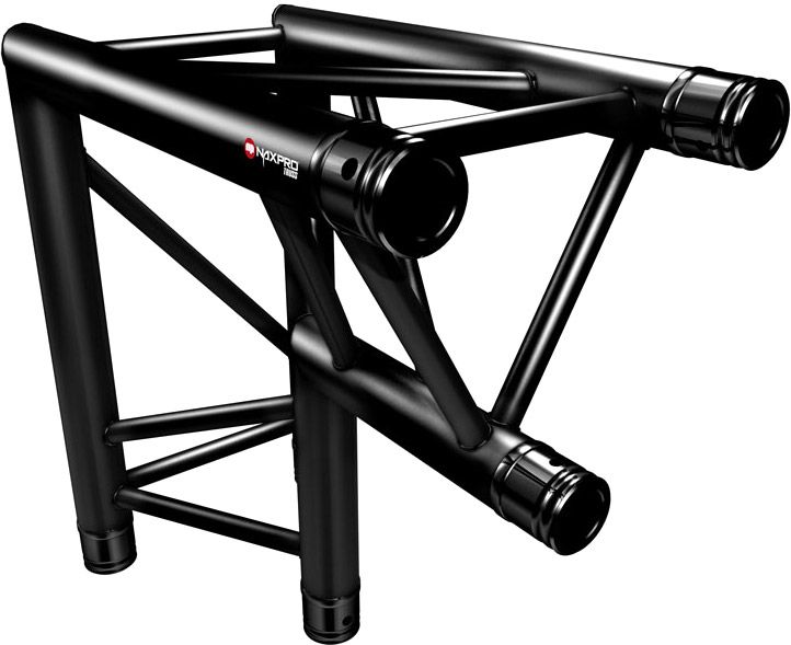 Naxpro-Truss FD 33 C25 90° 2 Weg Winkel
RAL9005 - Schwarz - Seidenmatt