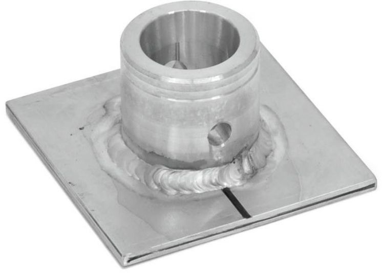 ALUTRUSS SINGLELOCK Bodenplatte SBP (eckig)