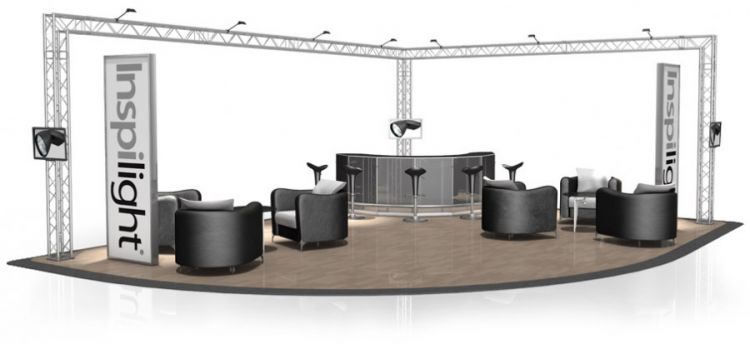 Messestand FD 24 - 8 x 6 x 3 m (LxBxH) - 48 m²