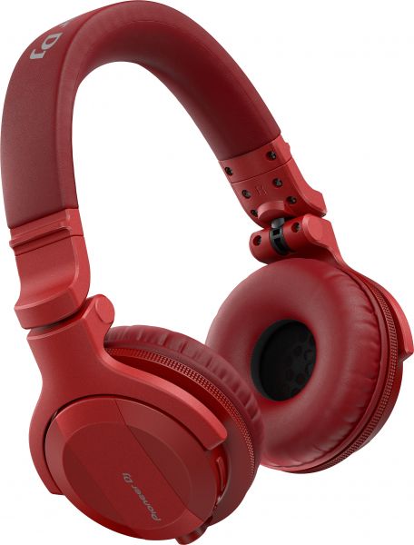 Pioneer DJ HDJ-CUE1BT-R - DJ Kopfhörer mit Bluetooth, rot